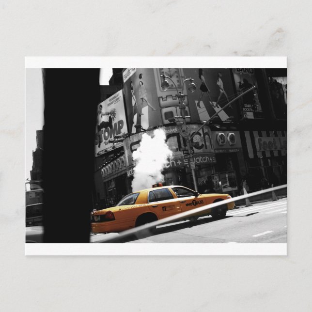 Cartão Postal Táxi de Nova York (Frente)