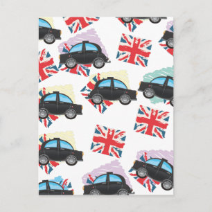 Cartão Postal táxi negro