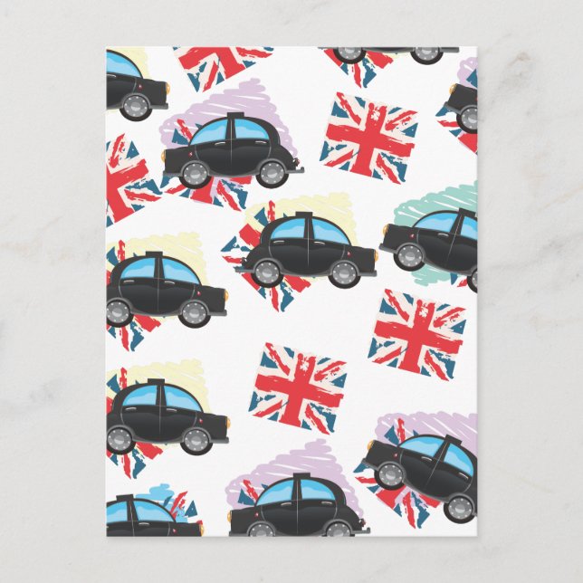 Cartão Postal táxi negro (Frente)