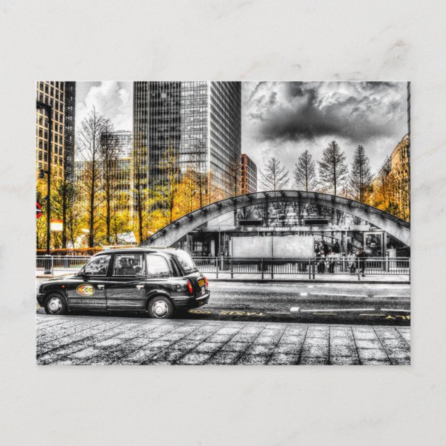 Cartão Postal Táxi no cais do Canário (Frente)