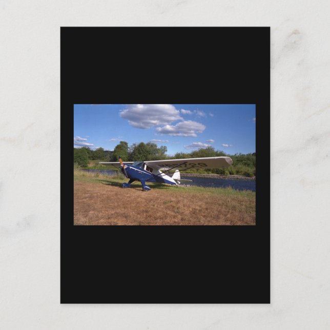 Cartão Postal Taylorcraft, BC-12D, 1946_Classic Aviation (Frente)