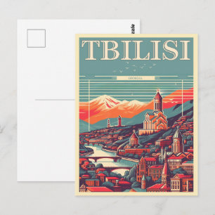 Cartão Postal Tbilisi Capital da Geórgia, Lembranças retro