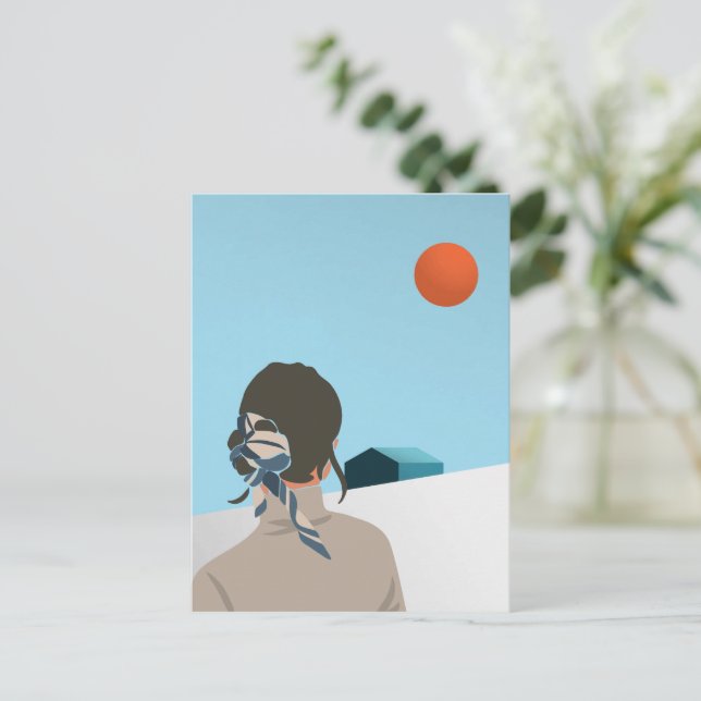 Cartão Postal Tchau, meu amor T-Shirt (Em pé/Frente)