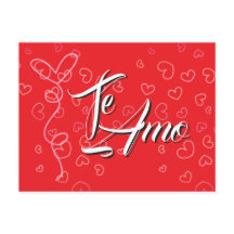 Cartão postal - Te Amo