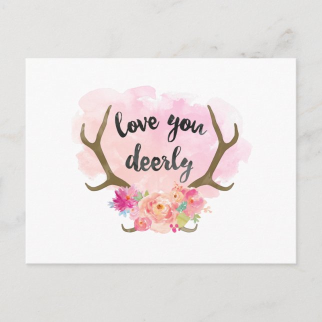 Cartão Postal Te Amo Muito (Frente)