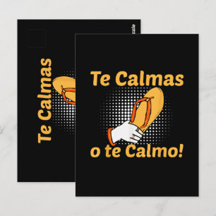 Cartão Postal Te Calmas O Te Calmo Mãe Espanhola Mexicana Engraç