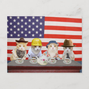 Cartão Postal Tea Party