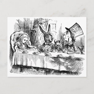 Cartão Postal Tea Party & Madness