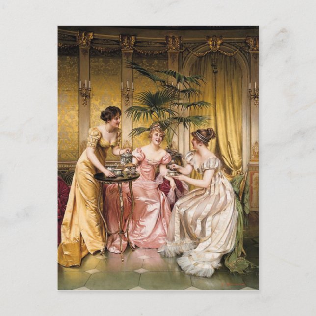 Cartão Postal Tea Party - Soulacroix (Frente)