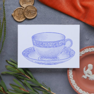 Cartão Postal Teacup Roxo