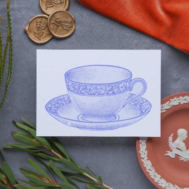 Cartão Postal Teacup Roxo (Criador carregado)