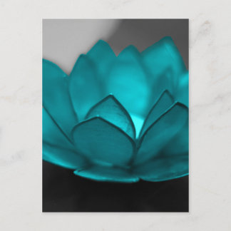 Cartão Postal Teal Lotus