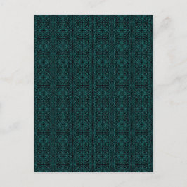 Cartão Postal Teal Maze por Mark Edward Westerfield Postcard