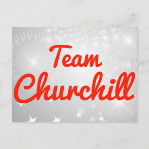 Cartão Postal Team Churchill