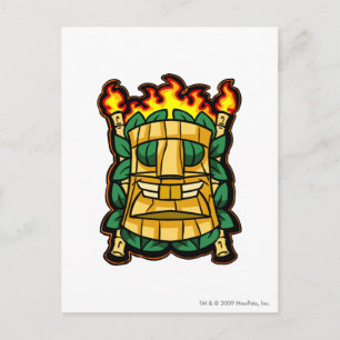 Cartão Postal Team Mystery Island Logo