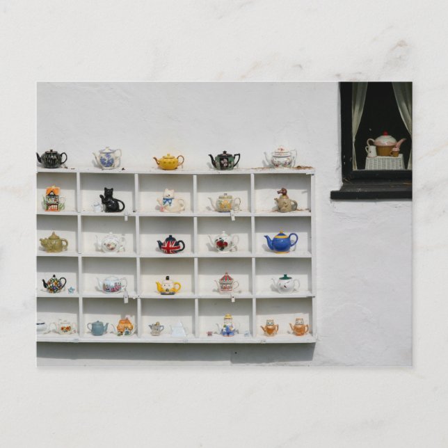 Cartão Postal Teapotty em Devon (Frente)