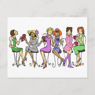 Cartão Postal Teatime