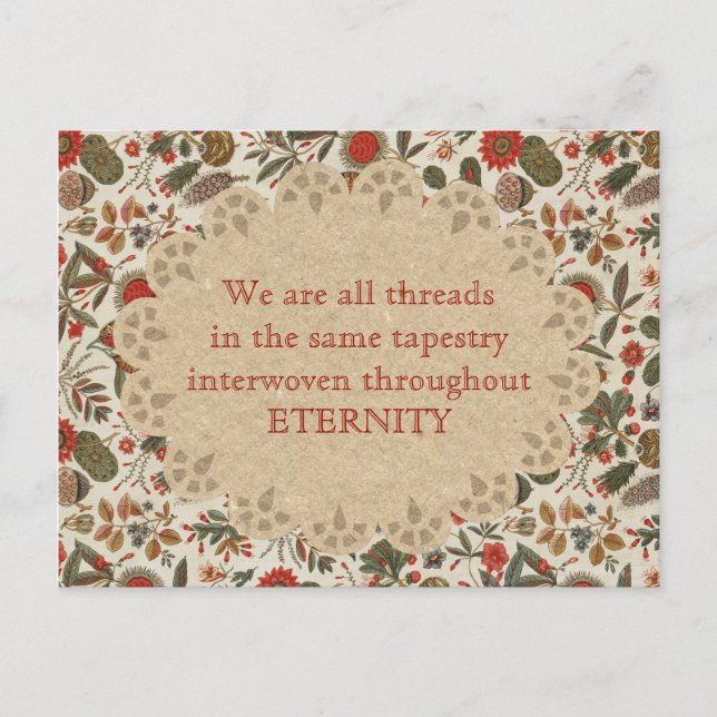 Cartão Postal Teatro Botânico Vintage Inspiracional (Frente)