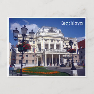 Cartão Postal teatro bratislava eslovacquia