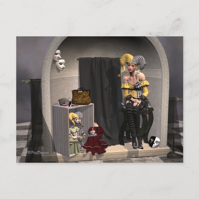 Cartão Postal "Teatro de fantoche da Julia" - Cartão-postal (Frente)