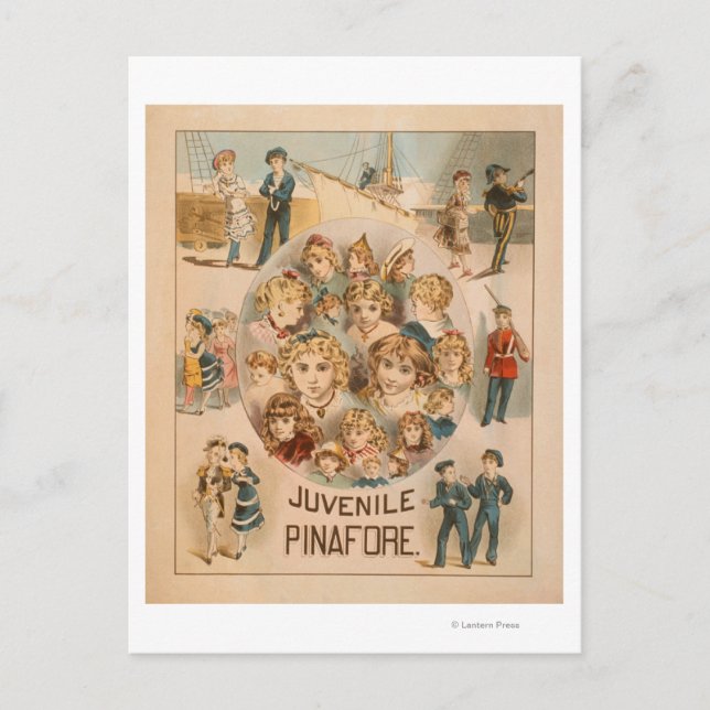 Cartão Postal Teatro de Pinaforça Juvenil em Nova Iorque 2 (Frente)