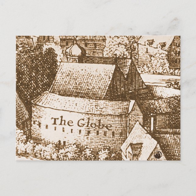 Cartão Postal Teatro do Globo de Hollar (Frente)