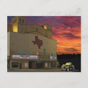 Cartão Postal Teatro do Texas - San Angelo, Texas