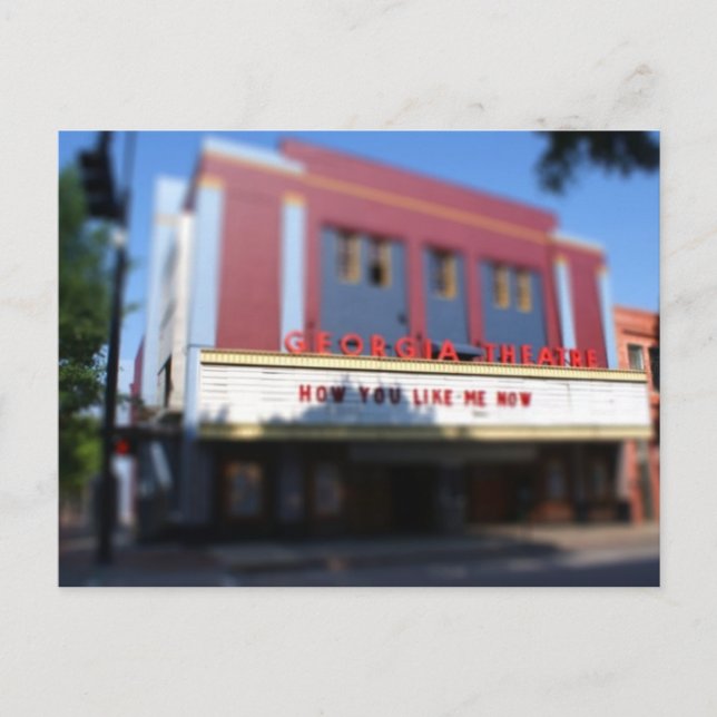 Cartão Postal Teatro Georgia (Frente)