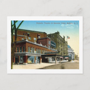Cartão Postal Teatro Majestoso, Buffalo, New York Vintage
