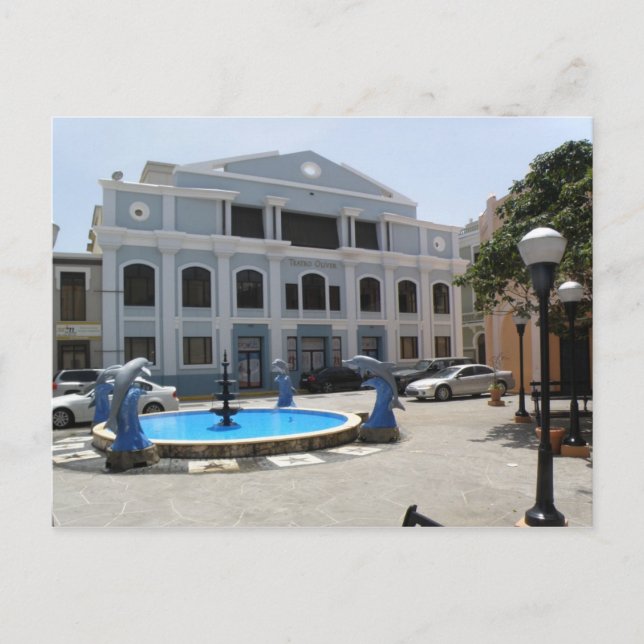 Cartão Postal Teatro Oliver (Frente)