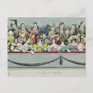 Cartão Postal Teatro Premiere Loge d'un