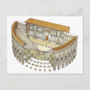 Cartão Postal Teatro romano