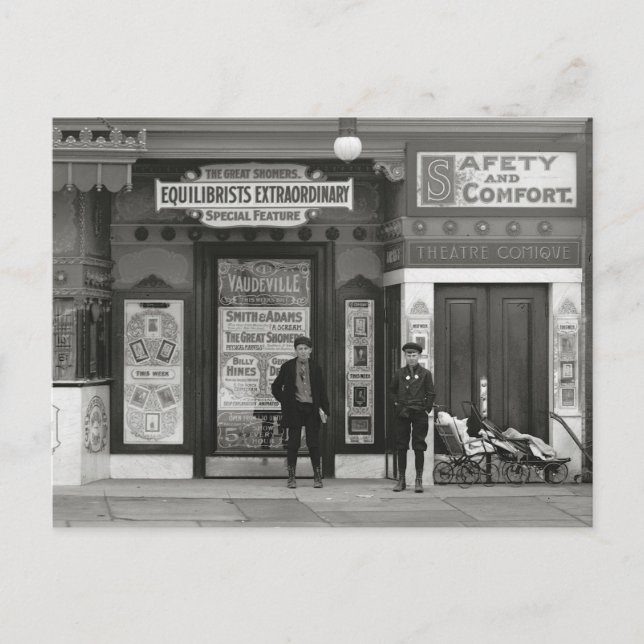 Cartão Postal Teatro Vaudeville, 1910 (Frente)