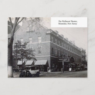 Cartão Postal Teatro Wellmont, Montclair, Nova Jersey, Vintage