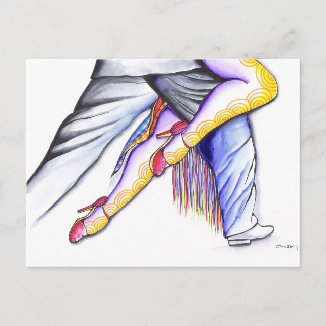 Cartão Postal Technicolor Tango (Frente)