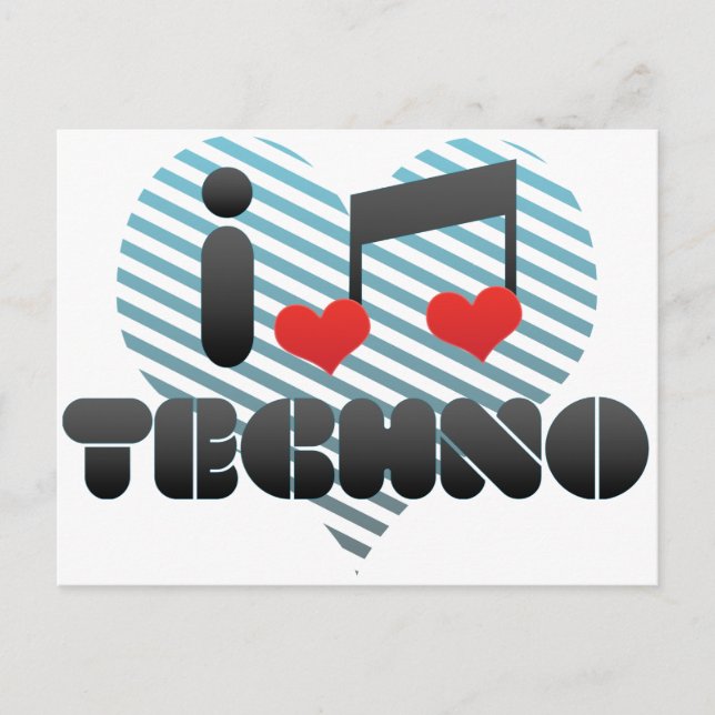 Cartão Postal Techno (Frente)