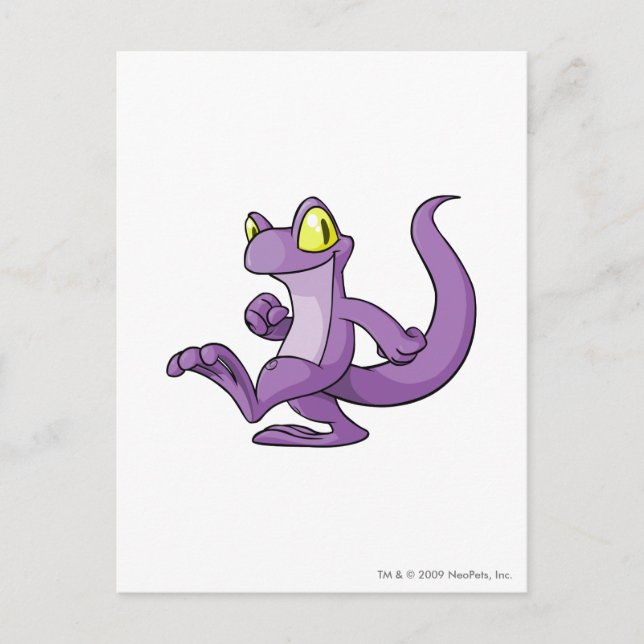 Cartão Postal Techo Purple (Frente)