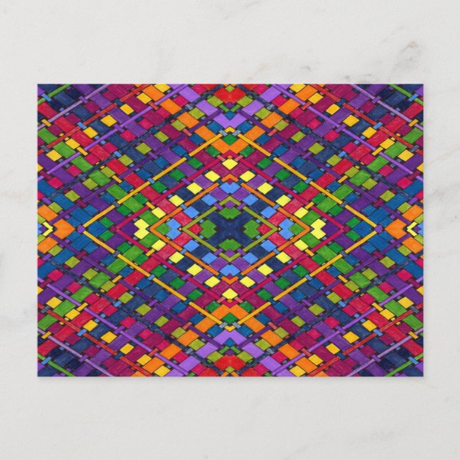 Cartão Postal Tecido Brilhante (Frente)