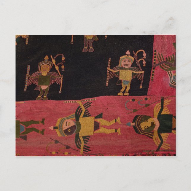 Cartão Postal Tecido de lã (Frente)