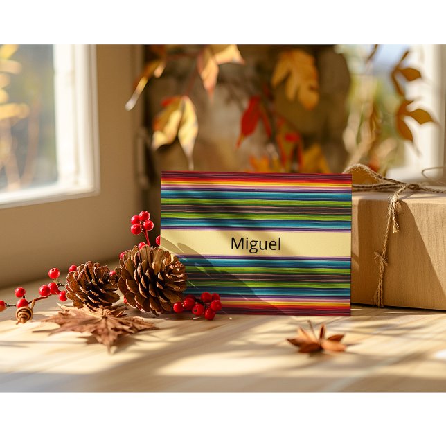 Cartão Postal Tecido psicodélico padrão mexicano (Criador carregado)