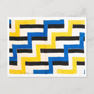 Cartão Postal Tecido Simultâneo Sonia Delaunay