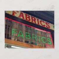 Tecido Store Neon Sign Garment District New York
