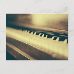 Cartão Postal Teclas de Piano