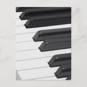 Cartão Postal Teclas de teclado do Piano ou do Organ