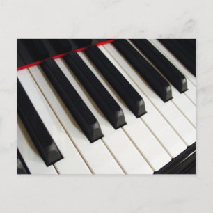 Cartão Postal Teclas do teclado do Piano