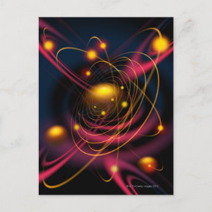 Cartão Postal Técnica de ilustração computacional