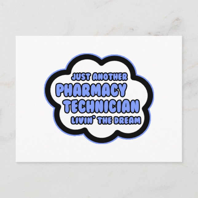 Cartão Postal Técnico de Farmácia ... Vivendo O Sonho (Frente)