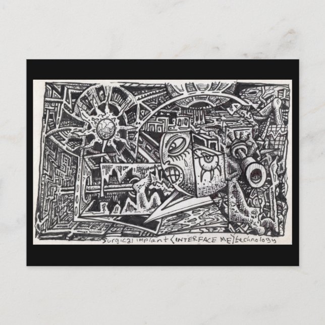 Cartão Postal Tecnologia de Implante Cirúrgico (Interface Me) (Frente)