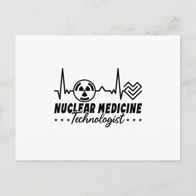 Cartão Postal Tecnologia de Medicina Nuclear Radiologia Tech Xra (Frente)