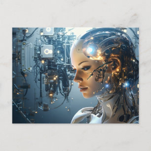 Cartão Postal Tecnologia futurística